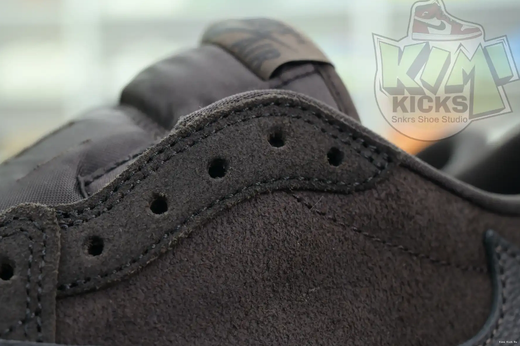 OG“Velvet Air Scott Jordan Brown” Jordan Low 1 Travis x Kimikick 0704